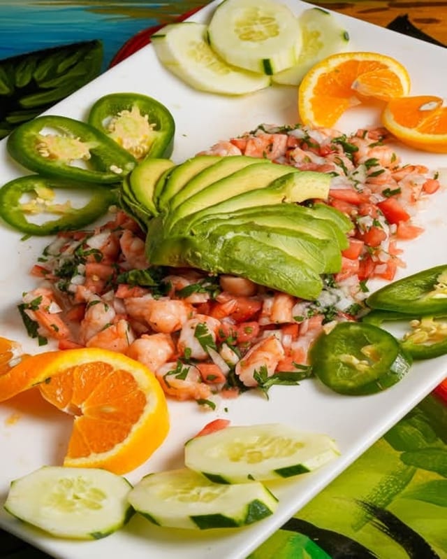 Ceviche De Camarón.