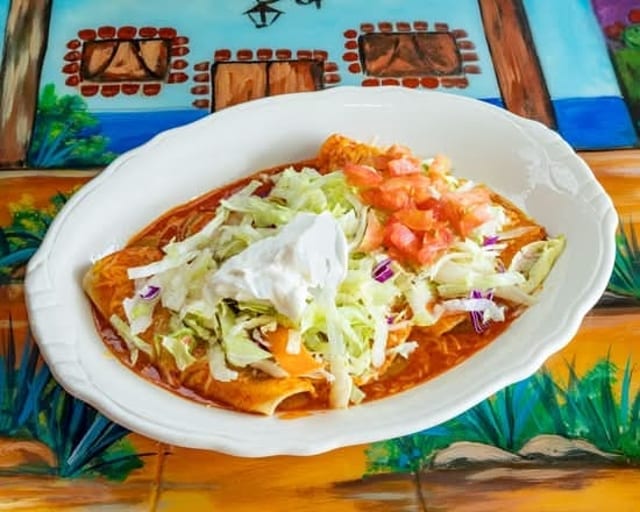 Lunch Enchilada Supreme.